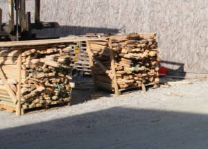 Roughly Stacked Lumber