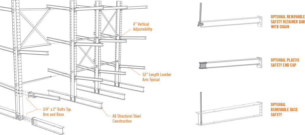 h  beam rack